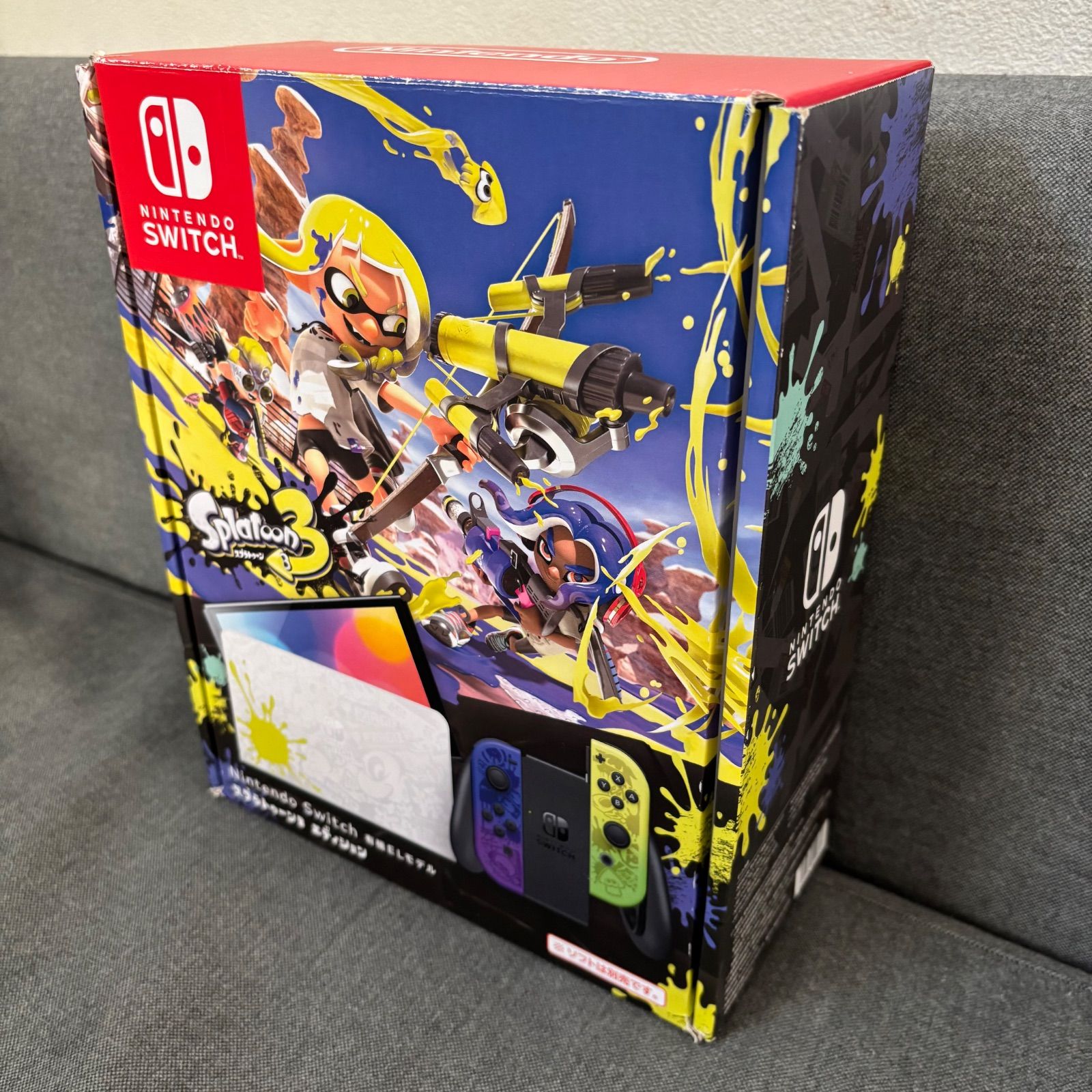 Switch 本体 有機ELモデル ネオン 箱付き 箱付き】Nintendo Switch ネオンブルー/レッド 本体 Amazon.co.jp