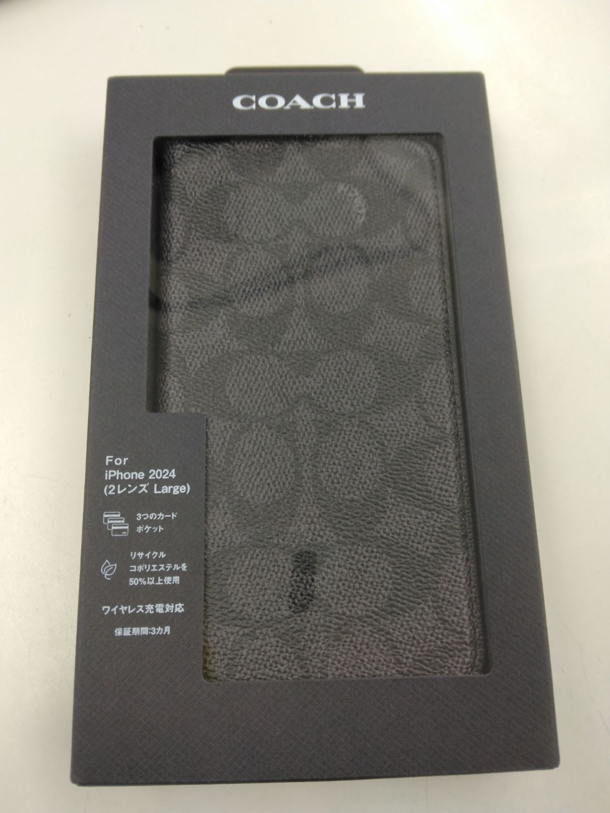 iPhone 16 Plus用 COACH（R）ブックタイプケース - メルカリ