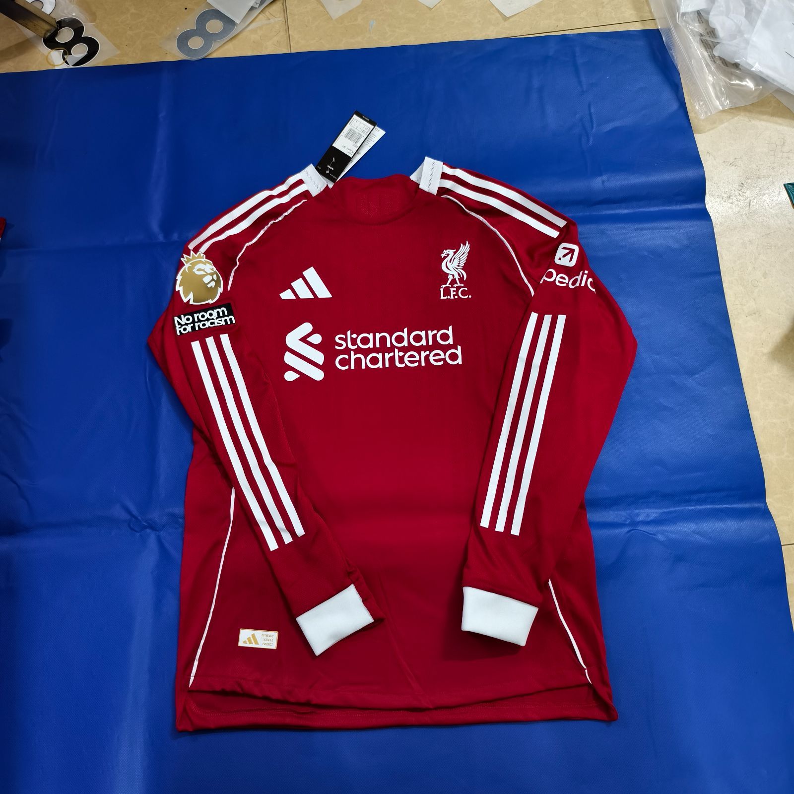 25-26 リバプールfc ユニフォーム サッカー・フットサル 長袖 7番