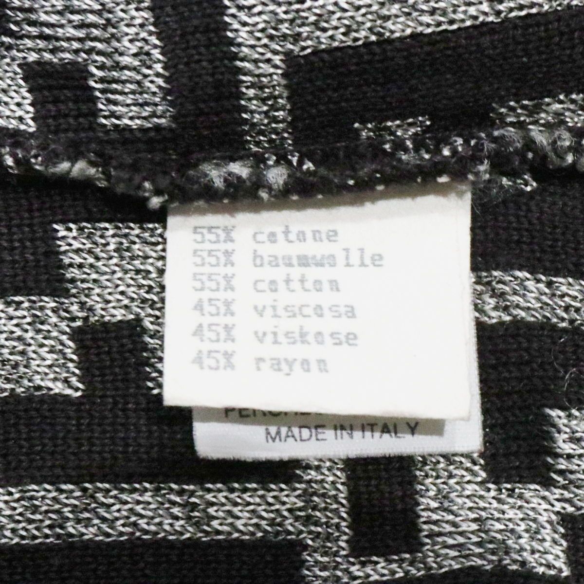 FENDI フェンディ ズッカ コットン/レーヨン 半袖サマーニット  