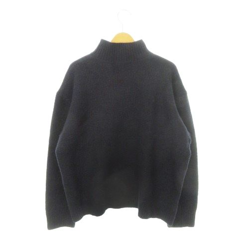 HOPE ホープ B Sweater ニット セーター ハイネック 長袖 ウール 48 M 40 L 紺 ネイビー AH7 GY30