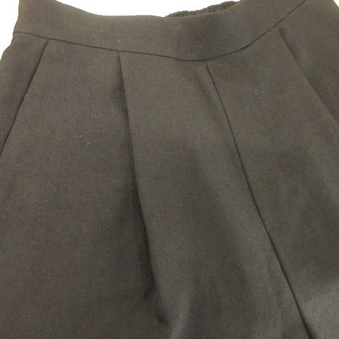  エンフォルド ENFOLD リネンライクゴムジョッパースイージーパンツ テーパード タック 36 S 黒 ブラック -3020 AH 18 GY 30 その他 トップス