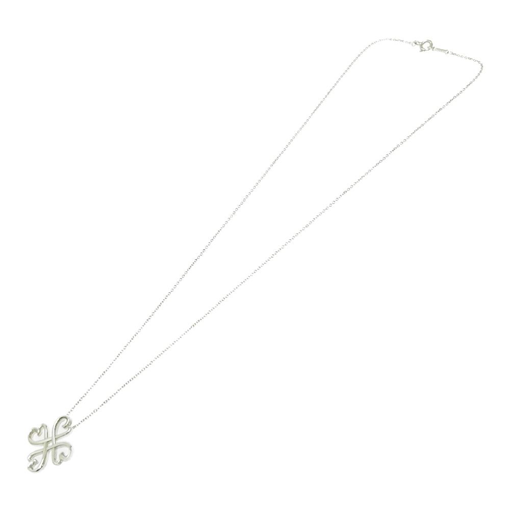 TIFFANY-Co. ティファニー シルバー クローバー ラビングハート ネックレス 3.4g 925刻印 491867 ネックレス FORTGASGNV_COM_BR