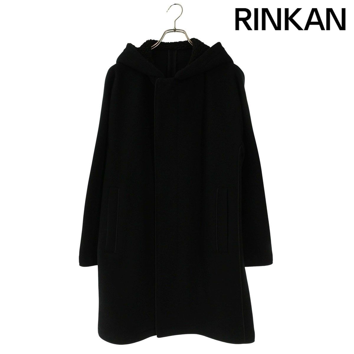 カルバンクライン ウールナイロンフーデッドコート メンズ 34