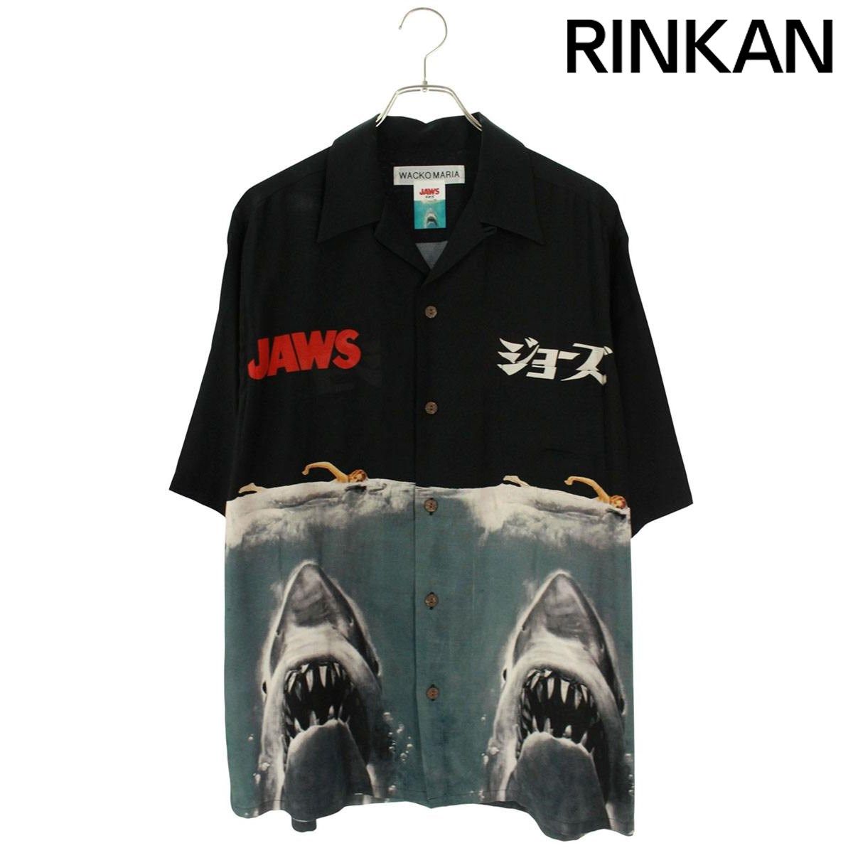ワコマリア 25SS JAWS S/S Hawaiian SHIRT ムービープリント長袖シャツ