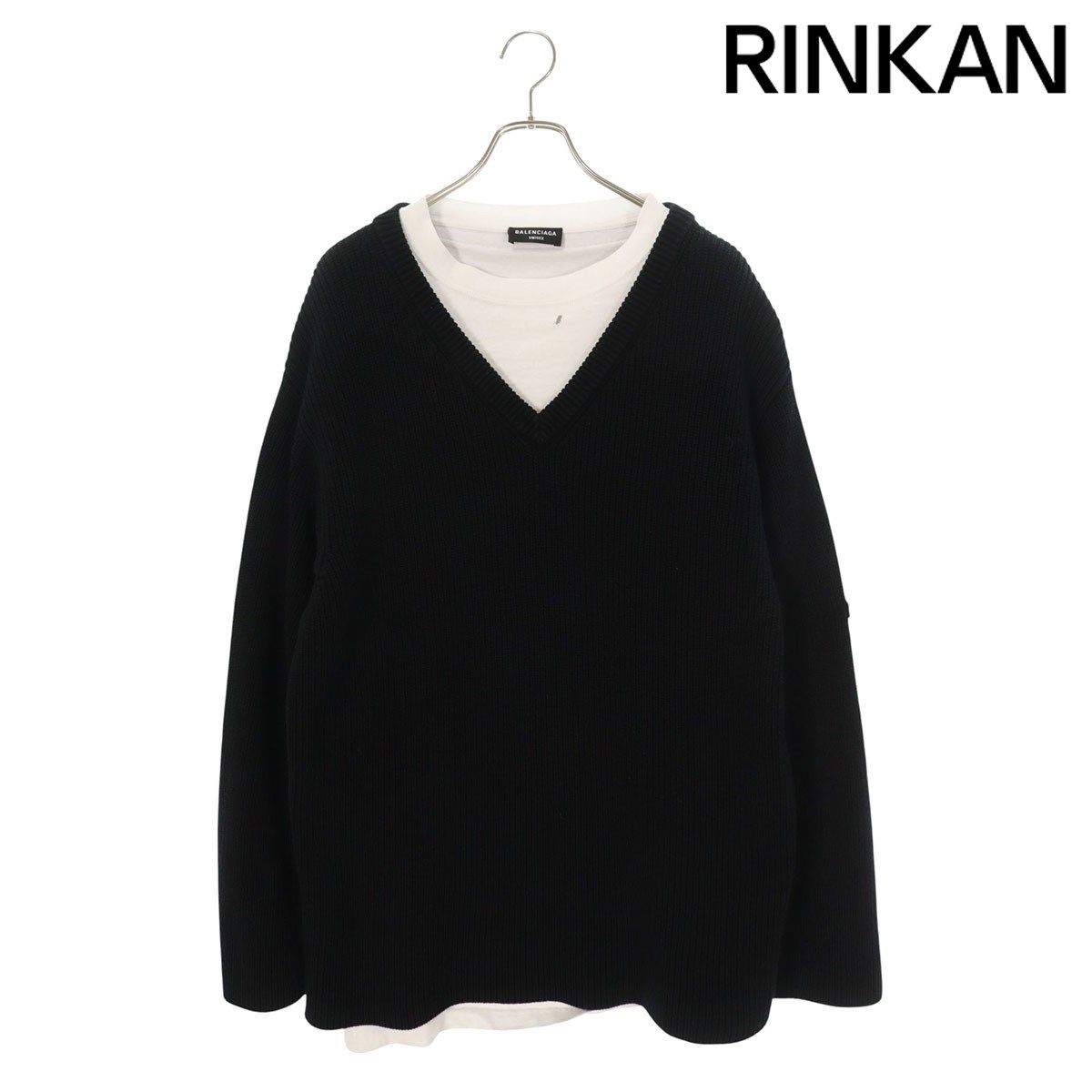 バレンシアガ　レイヤードニット バレンシアガ レイヤードニット BALENCIAGA（バレンシアガ）中古・古着