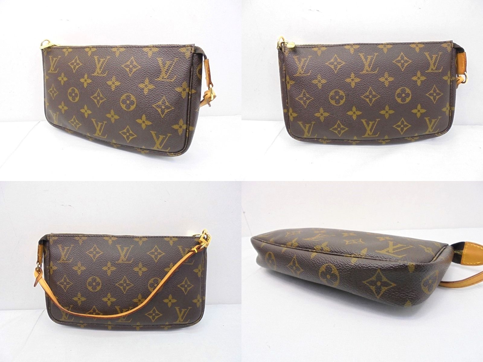 s25g-a702x LOUIS VUITTON ﾙｲｳﾞｨﾄﾝ ﾎﾟｼｪｯﾄ ｱｸｾｿﾜｰﾙ ﾓﾉｸﾞﾗﾑ M51980 ｱｸｾｻﾘｰﾎﾟｰﾁ