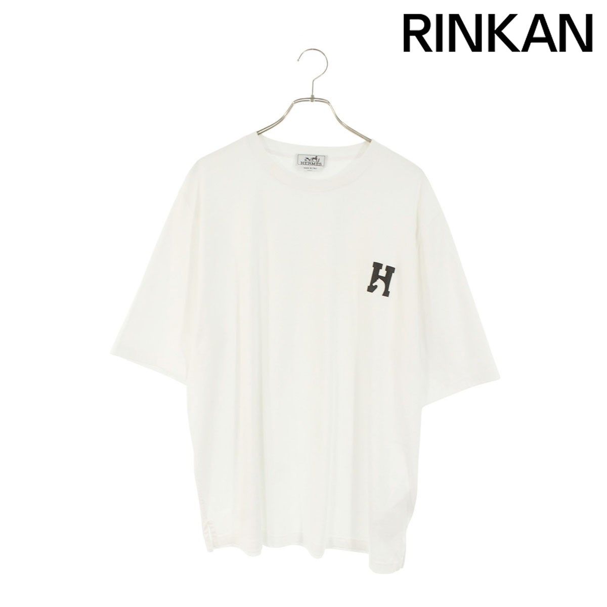 エルメス H567810HA HロゴレザーパッチTシャツ メンズ XL - メルカリ