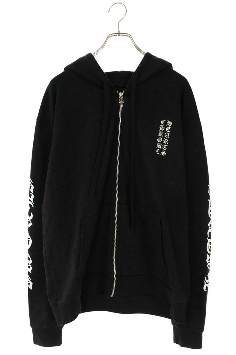 クロムハーツ SWTSHRT HD ZIP CHプラス総柄プリントジップパーカー