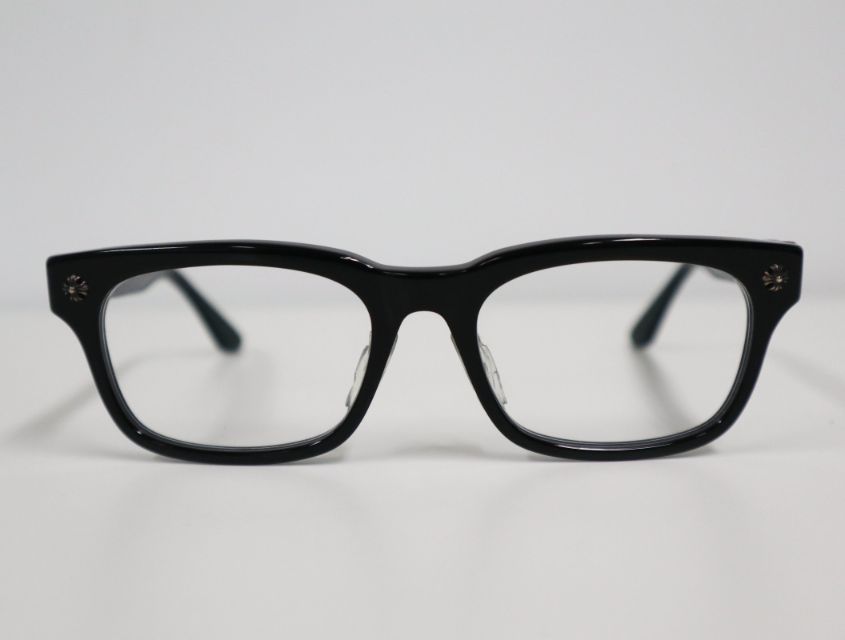 CHROME HEARTS クロムハーツ VAGILANTE CHプラステンプル ブラック メガネ サングラス アイウェア
