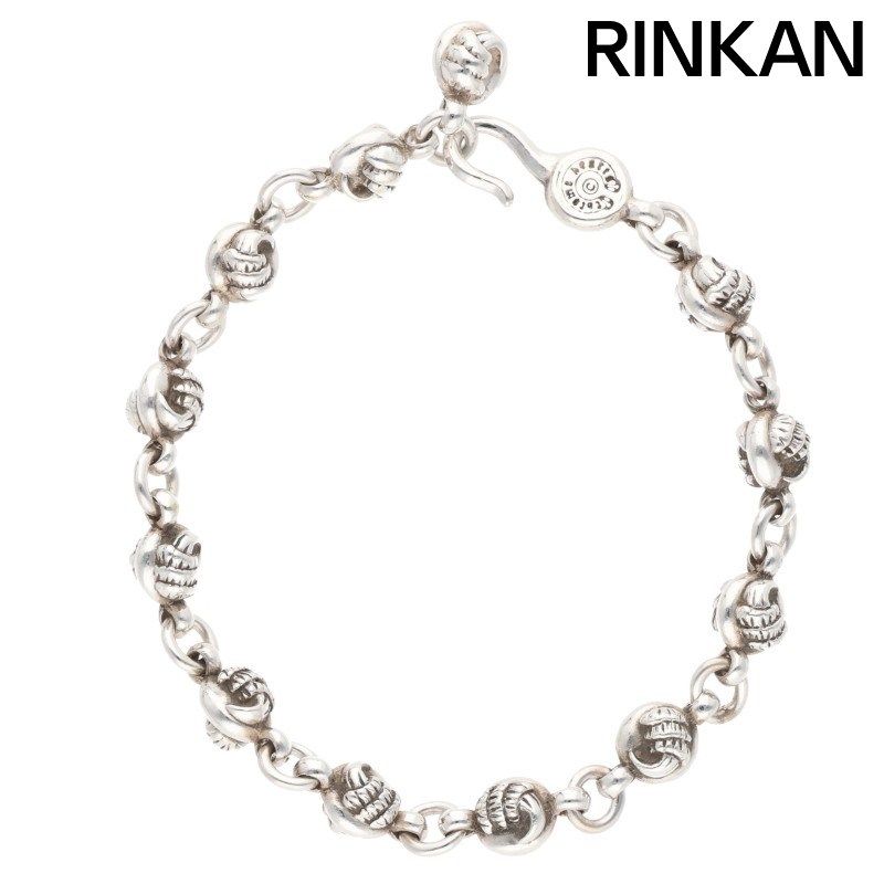 クロムハーツ NO1 CROW BALL| 1クロウボール シルバーブレスレット メンズ ♯1