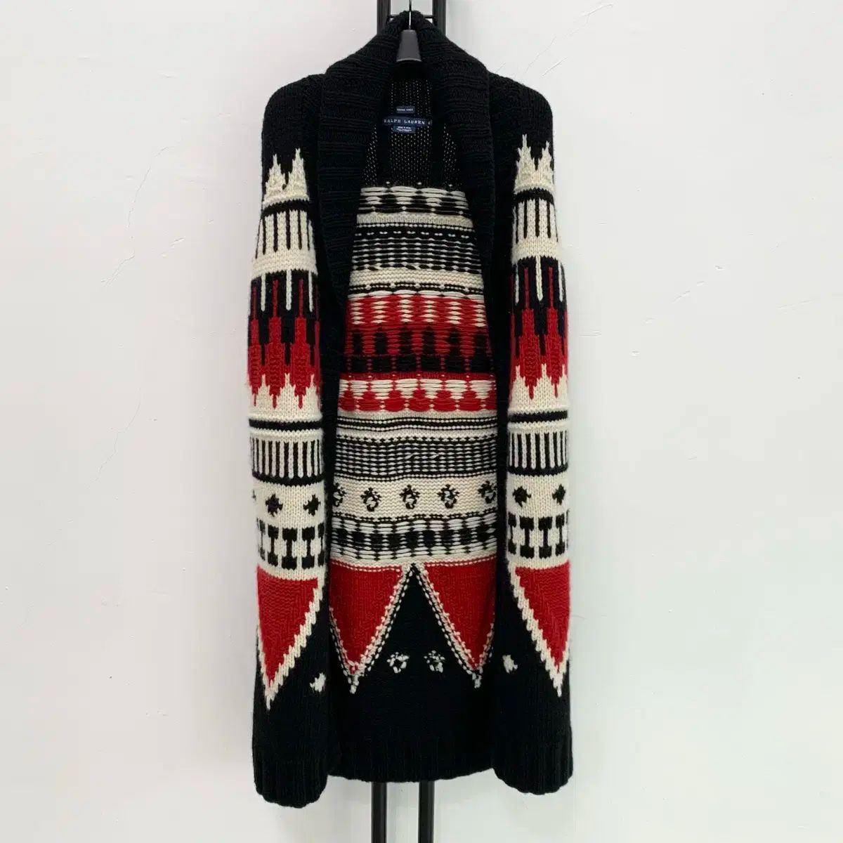 ラルフローレン ロング カーディガン パータン ニット