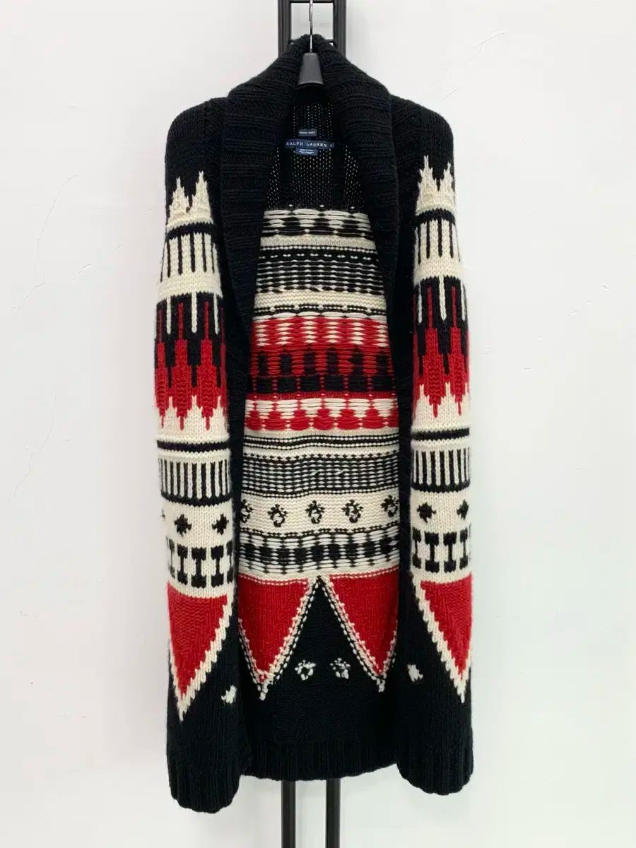 ラルフローレン ロング カーディガン パータン ニット