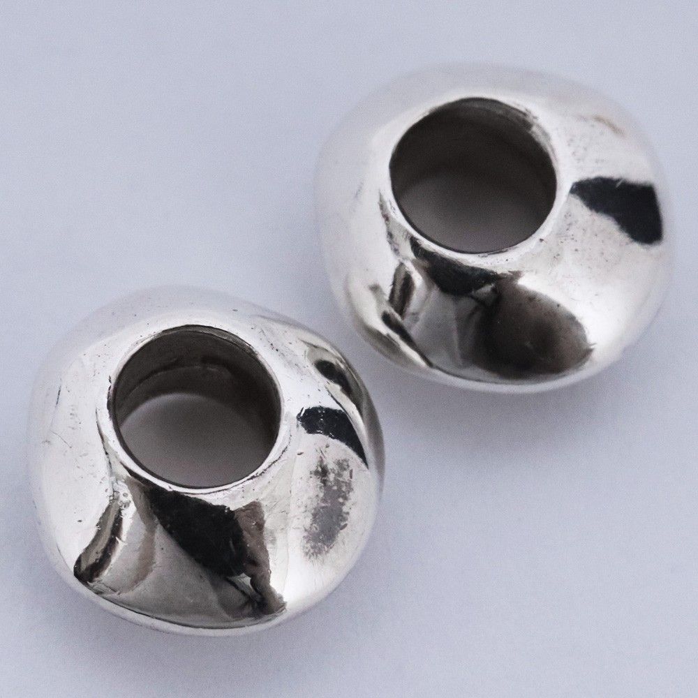 TARO WASHIMI 2個セット S free form beads シルバー W-1FFBS TARO