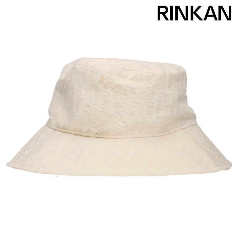 フェンディ FXQ789 ズッカ総柄キャンバスバケットハット メンズ M