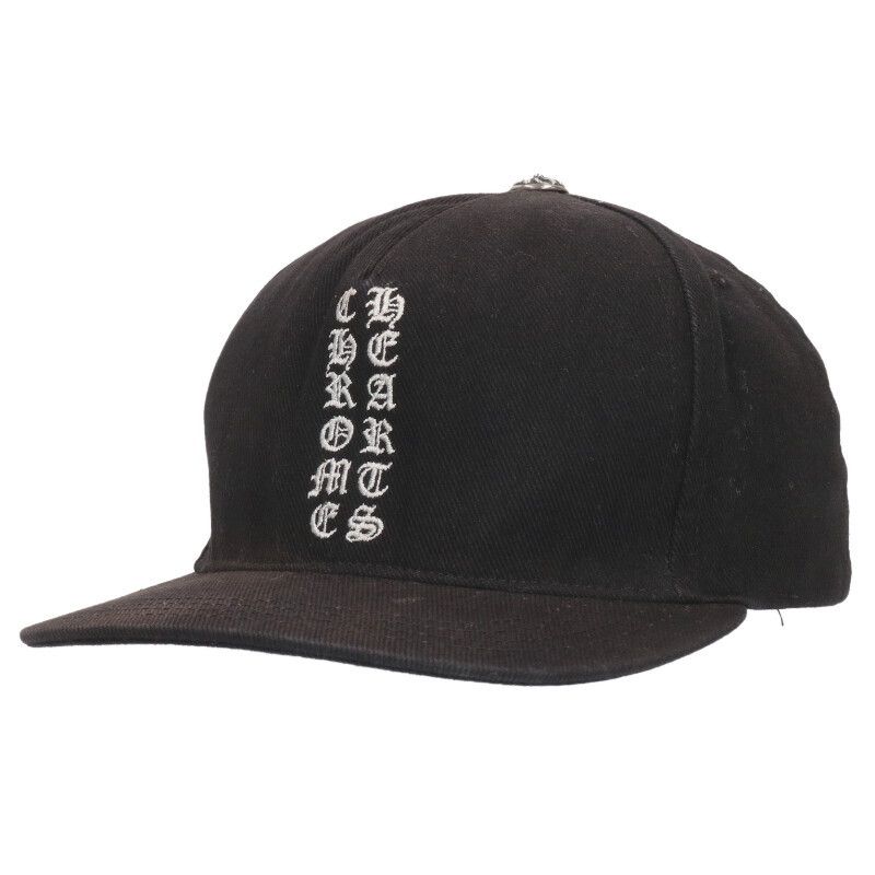 クロムハーツ TRUCKER CAP デニムトラッカー バーティカルロゴステッチデニム帽子 メンズ ONE SIZE