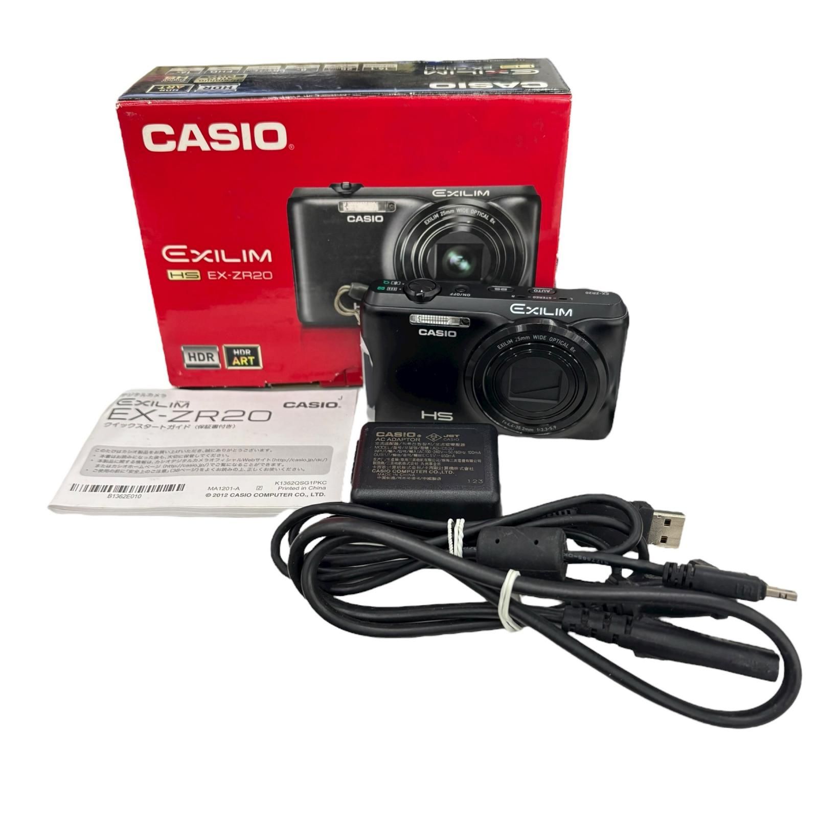 118011 CASIO カシオ デジタルカメラ EXILIM EX-ZR 200 ブラック