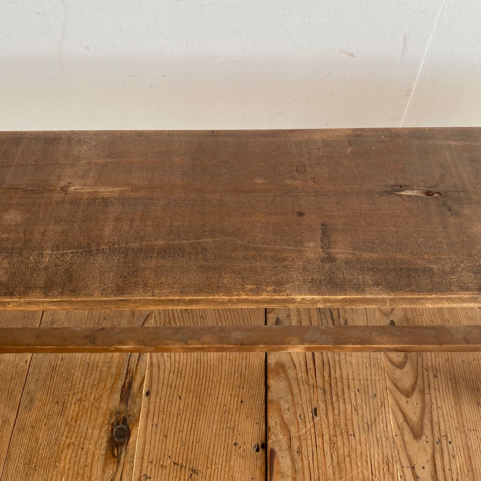 アンティーク ベンチ 椅子 展示台 長椅子 無垢材 y228 MARWIL-DEMENAGEMENTS_CH