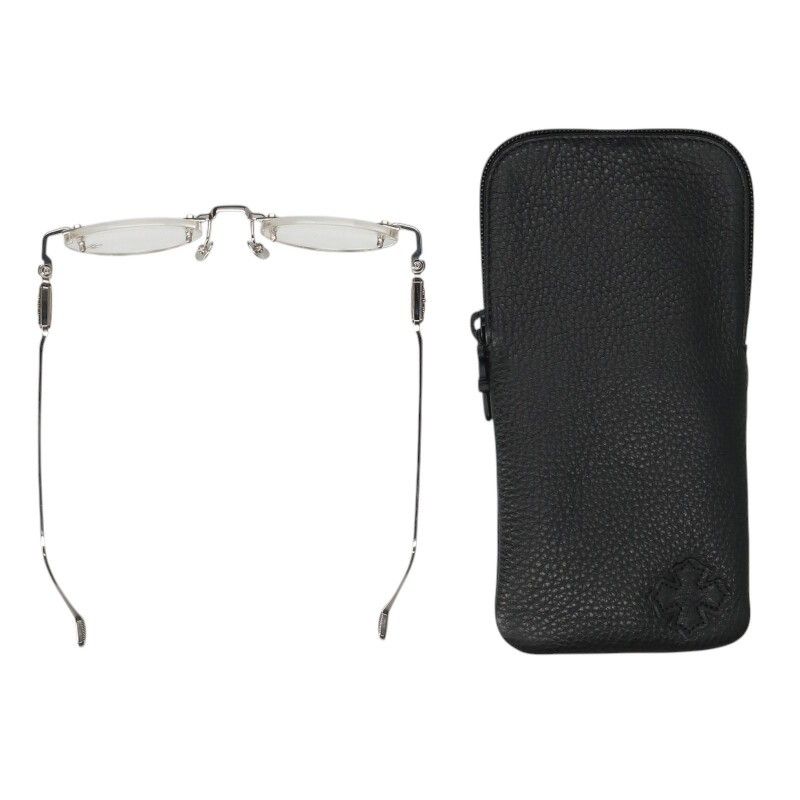 クロムハーツ SOFFFFFFFFERSI サイドフローラルテンプルリムレス