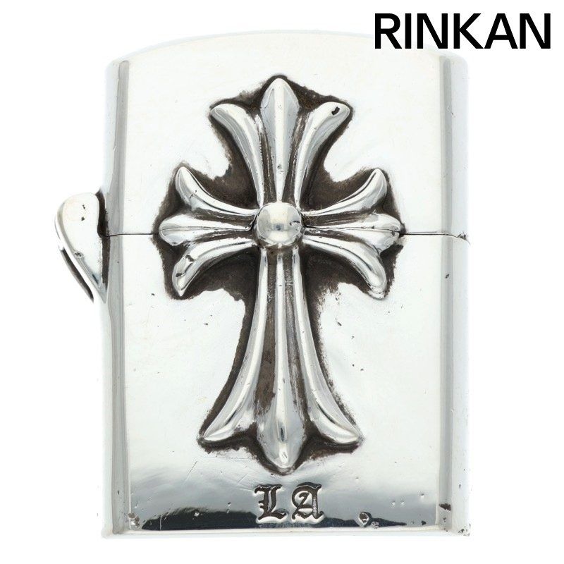 クロムハーツ ZIPPO -V 4 LA スモールCHクロスジッポライター メンズ