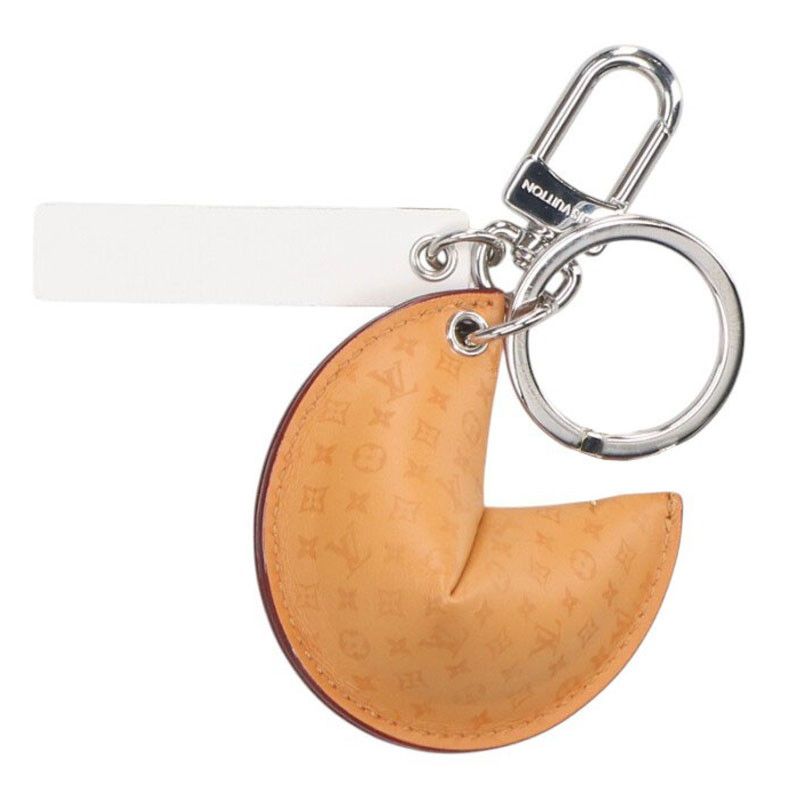 モノグラム総柄レザーバッグチャーム メンズ