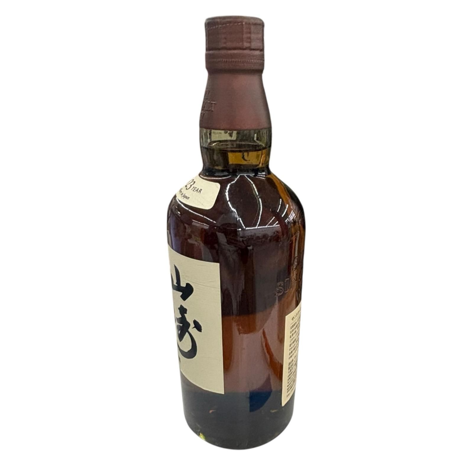 山崎 シングルモルトウイスキー 700ml 箱付き 旧ラベル 希少 山崎 シングルモルトウイスキー 700ml 箱付き 旧ラベル 希少