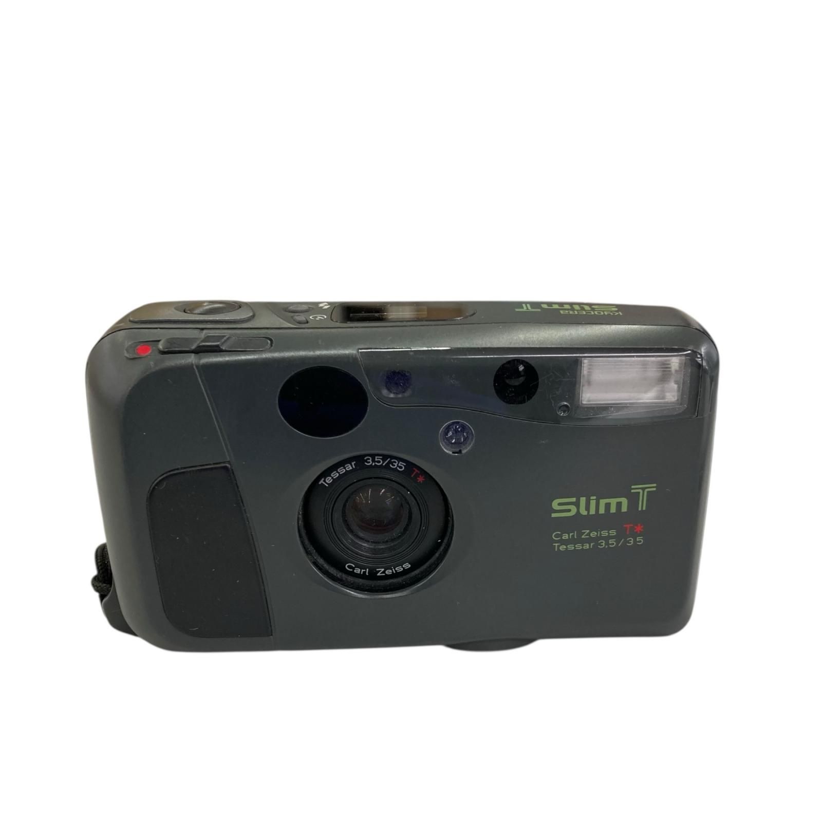 186000 動作未 京セラ キョウセラ フィルムカメラ Slim T Carl Zeiss Tessar