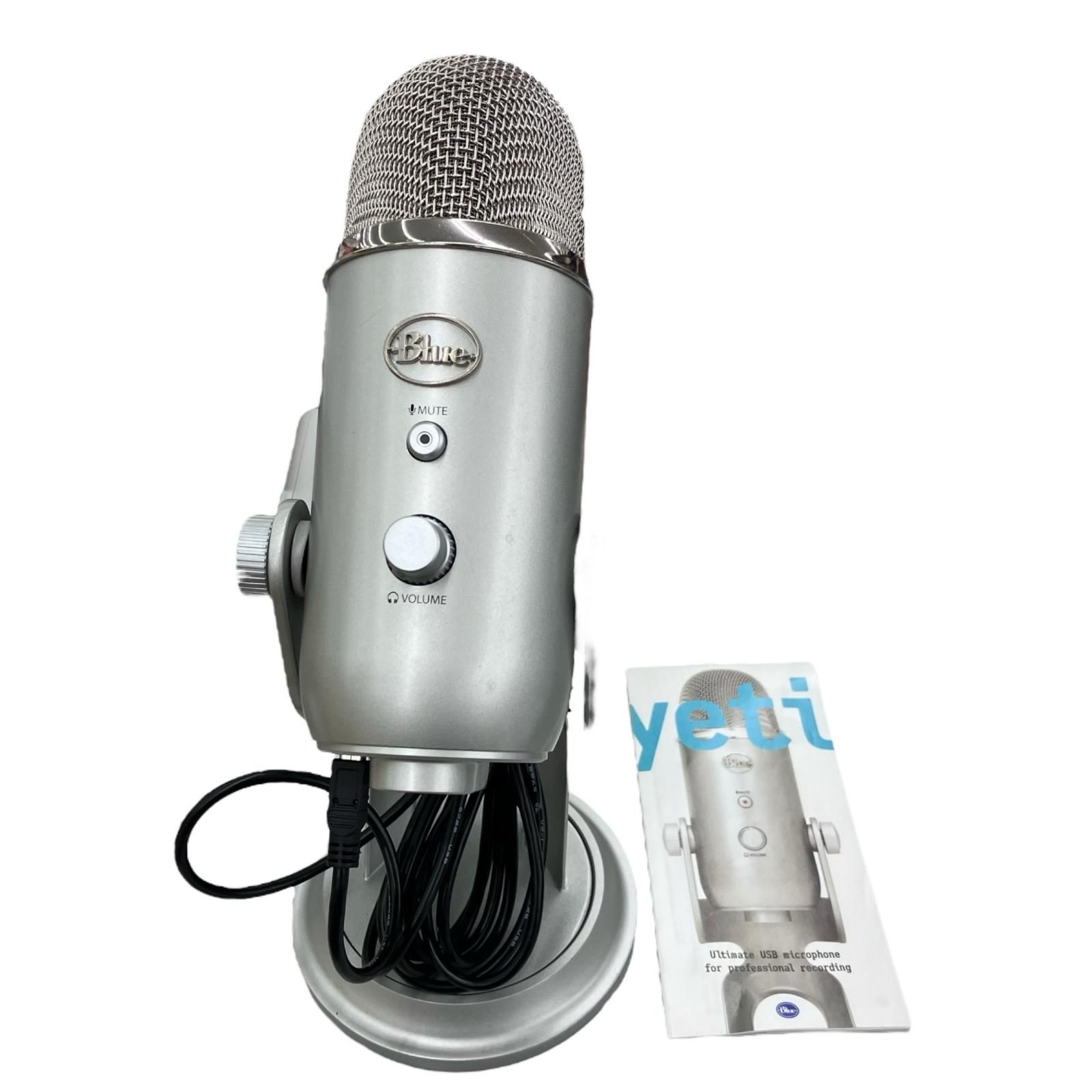 186000 通電 のみ マイク Blue Microphones Yeti シルバー