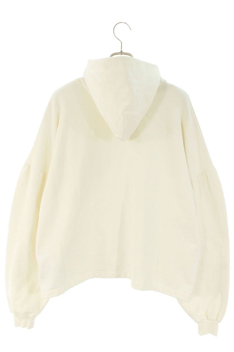 バレンシアガ 818433 TRVM 9 CHAMPS ELYSESSクロップドプルオーバーパーカー メンズ 1 パーカー トップス メンズ