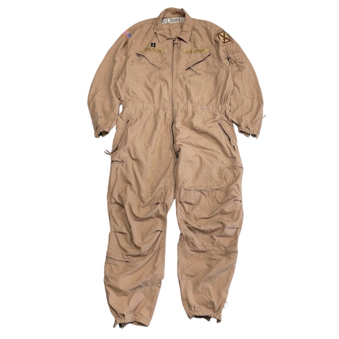 80s U.S.ARMY フライトスーツ つなぎ オールインワン 米軍 実物XL