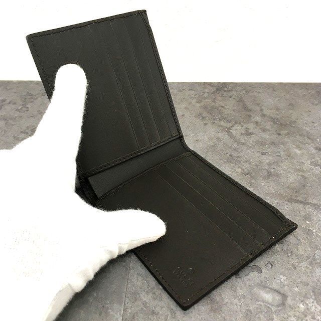  273 み ♥品 GUCCI 札入れ 408827 シェリーライン ウェブライン ギフトにも 二つ折り財布 折り財布