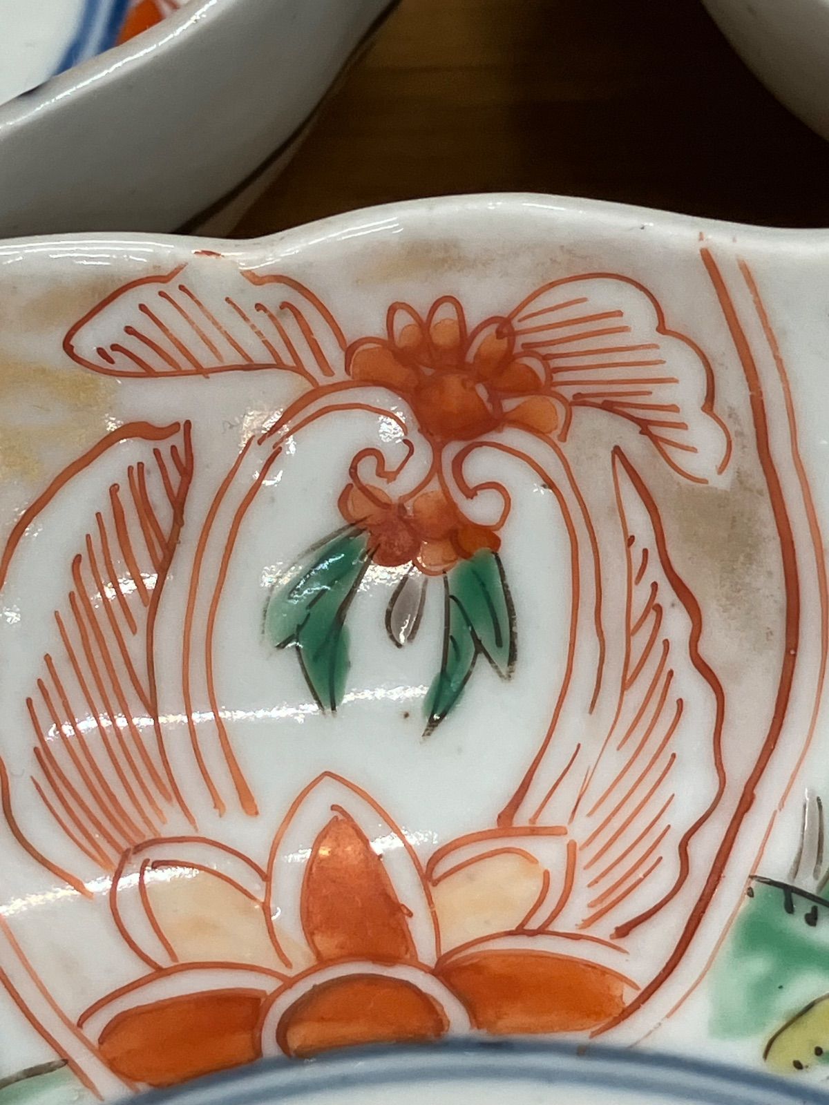 伊万里焼 なます皿 骨董品 鳥絵 印判 3枚セット 【公式通販】
