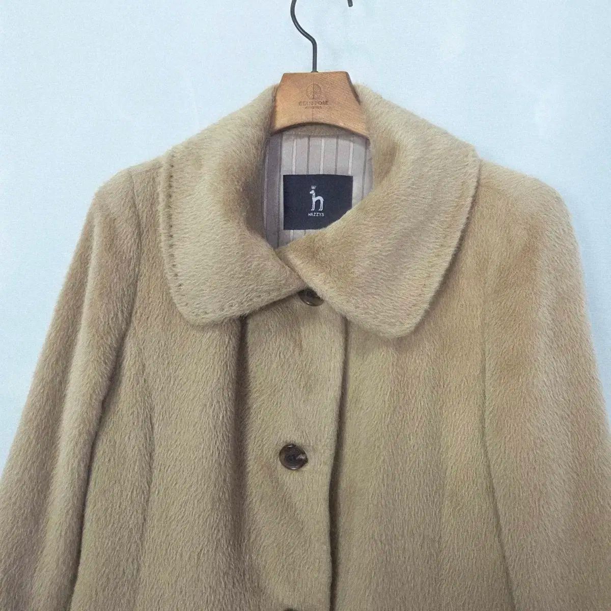 HAZZYS へジス レディース アルパカ Single コート 55サイズ GULLKHAN_COM