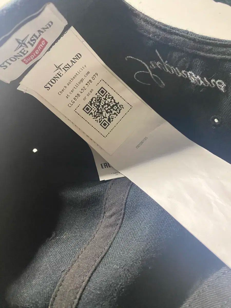 STONE ISLAND x Supreme ベースボールキャップ