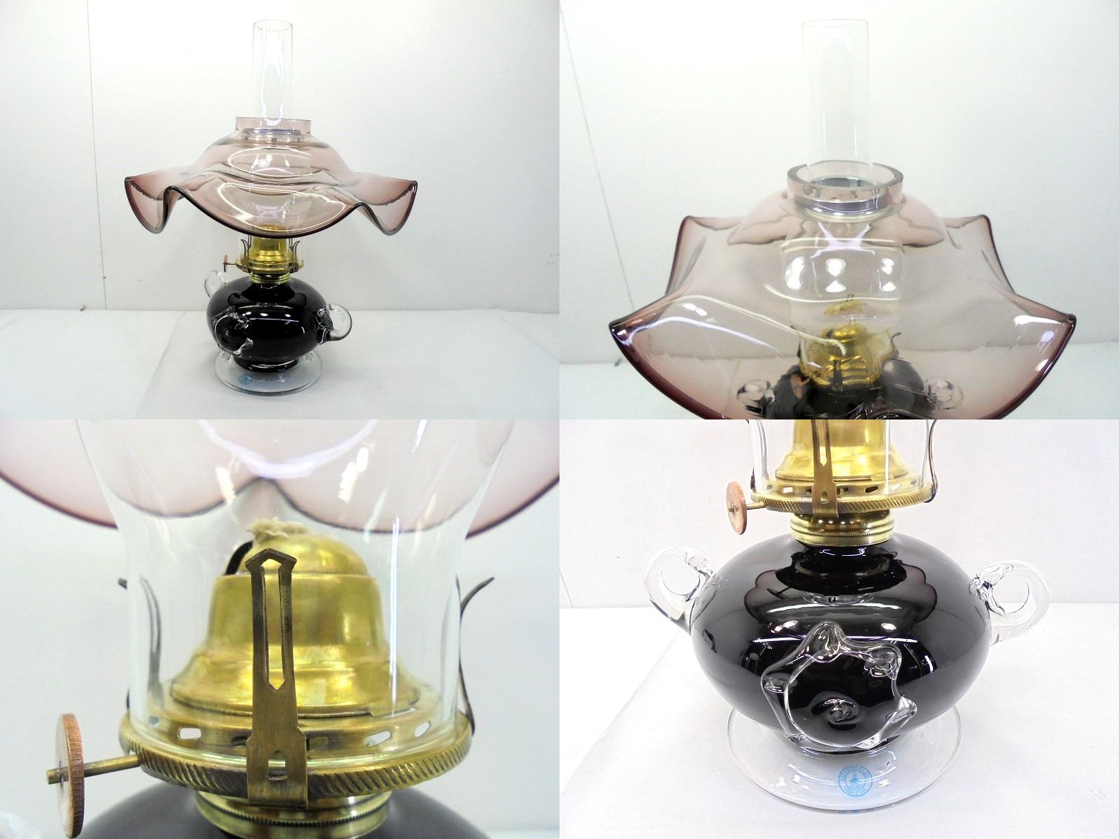 s25g-a703x 北一硝子 ｵｲﾙﾗﾝﾌﾟ ｶﾞﾗｽ ﾗﾝﾀﾝ ﾌﾘﾙｶﾞﾗｽ 箱無し