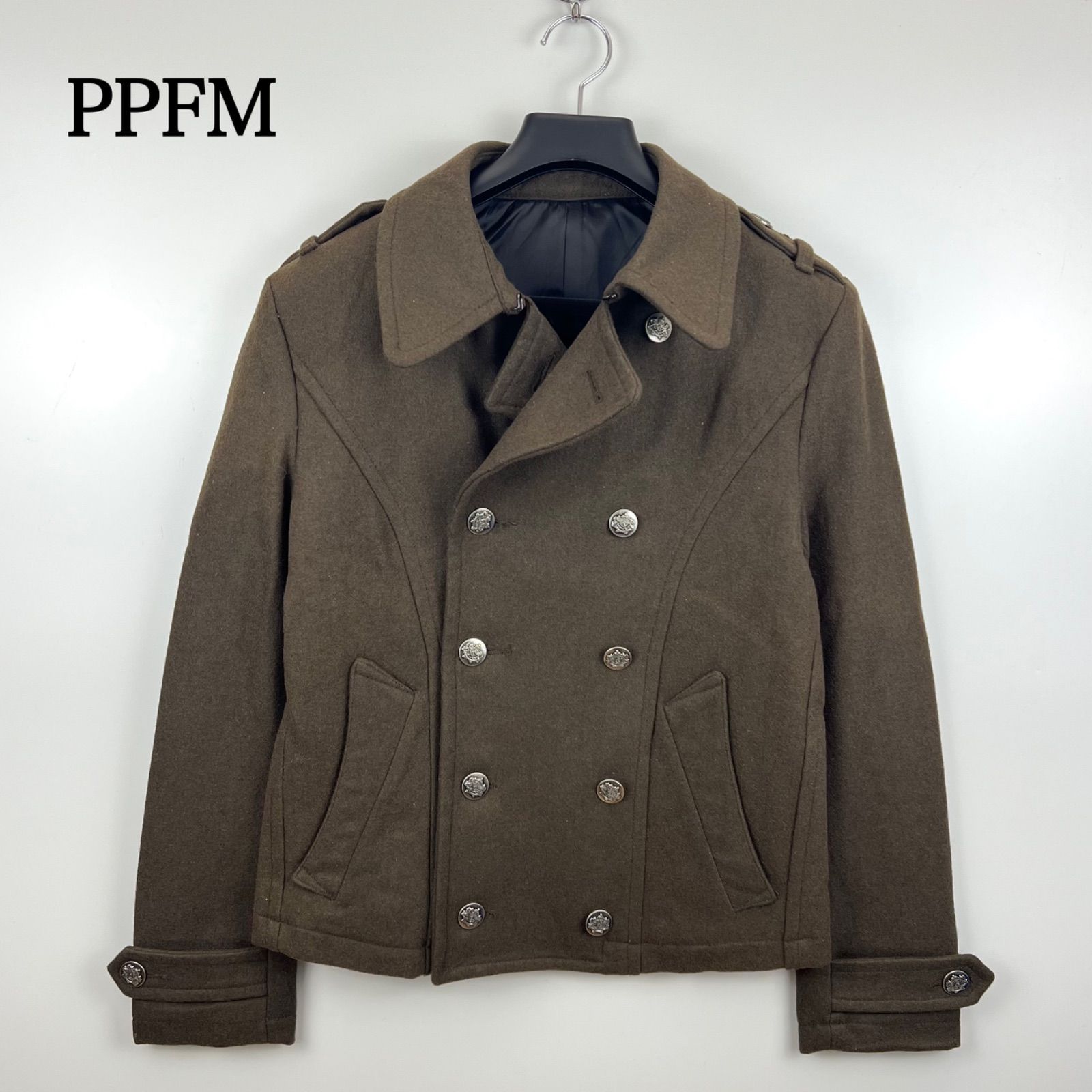 PPFM 2012 archive melton P-coat Napoleon jacket M ピーピーエフエム ピーコート メルトン ナポレオン アーカイブ 平成 お兄系