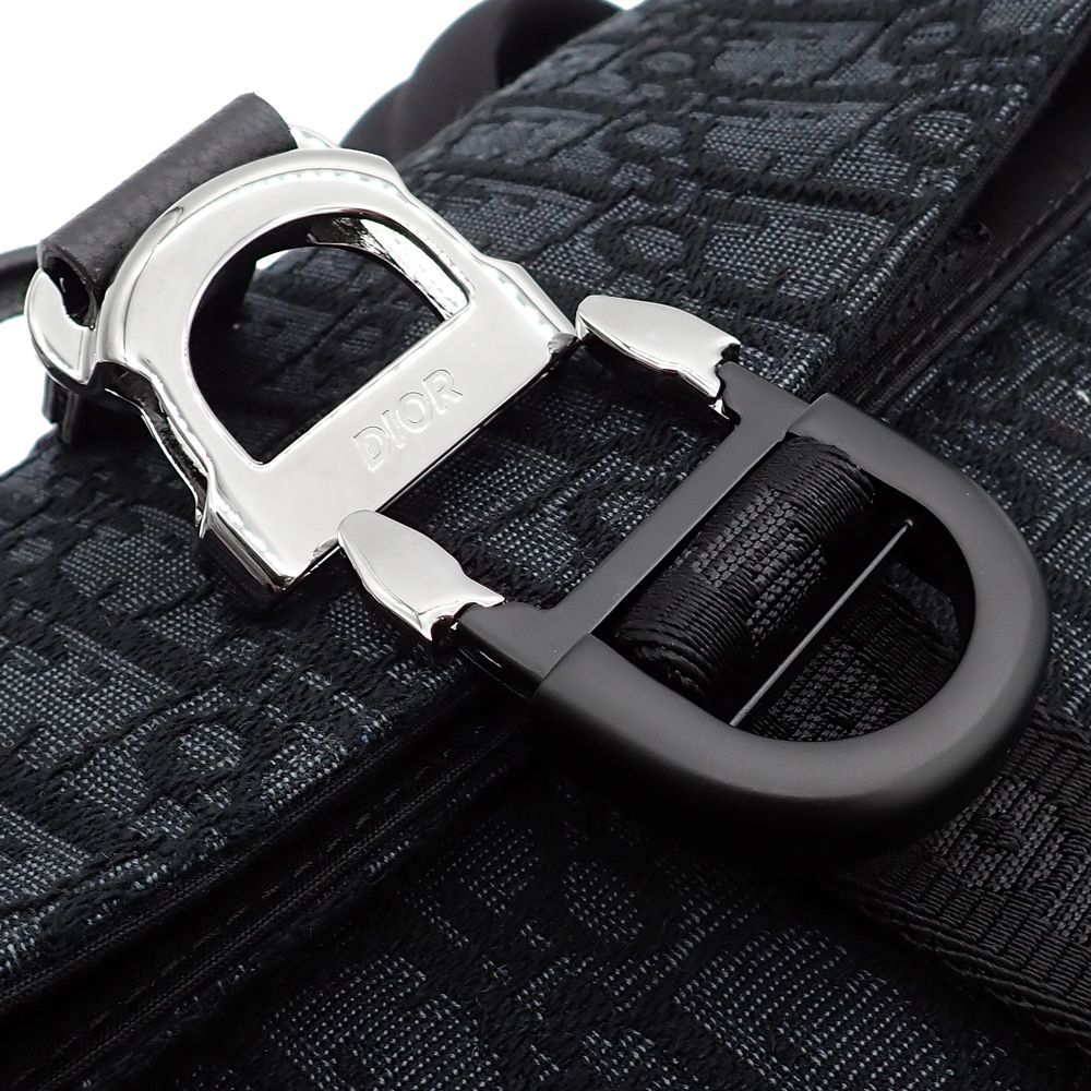 ディオール 8 ロールトップ バックパック リュック オブリーク  