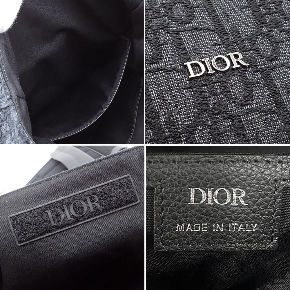 ディオール 8 ロールトップ バックパック リュック オブリーク  