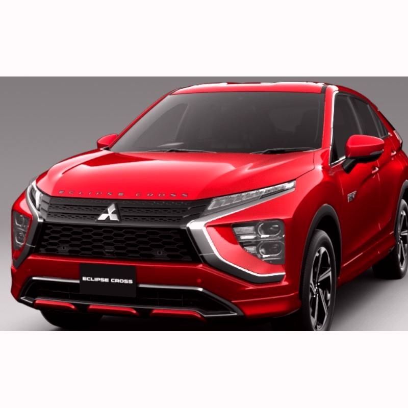 送料無料 T エンジンフードエンブレム メッキ調 ミツビシ純正用品 エクリプスクロス|PHEV GK1W|GL3W MZ576872