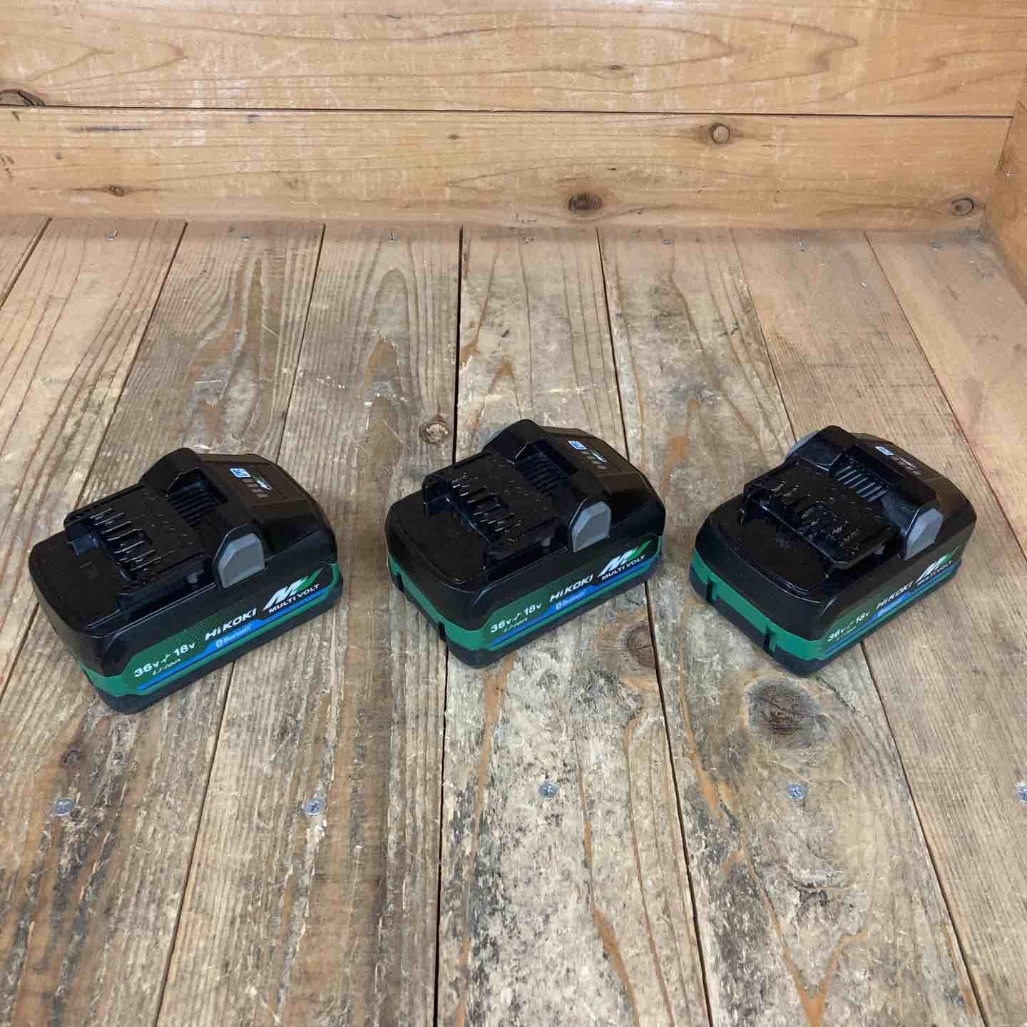 ハイコーキ HIKOKI 旧 日立工機 リチウムイオンバッテリー 36V|4.0Ah 18V8.0Ah BSL36B18BX 計3点 所沢店