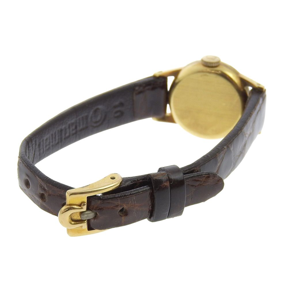 K18イエローゴールド×クロコダイル 手巻き