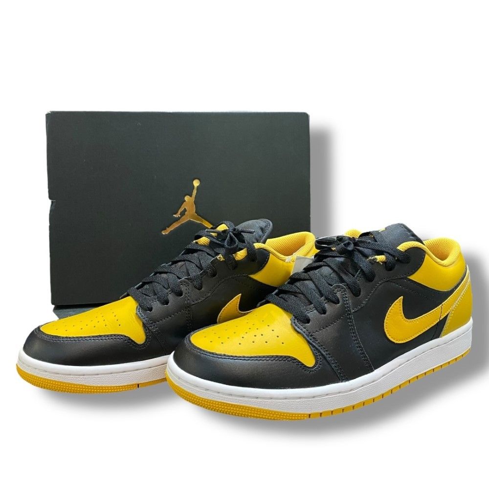 28cm NIKE AIR JORDAN 1 LOW Yellow Ochre 553558-072 スニーカー