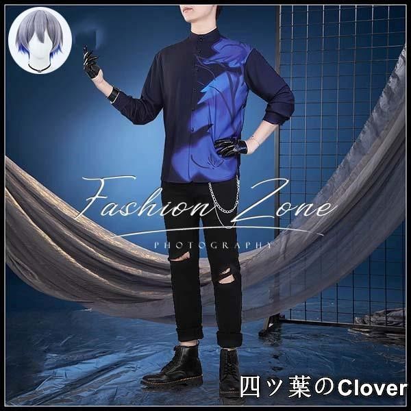 ♥ ◆バーチャル YouTuber Vtuber 風 小柳ロウ 海の家コスプレ衣装ウィッグ cosplay ハロウィン 演出服 変装B251106