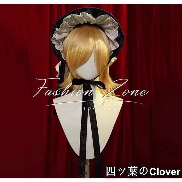 鏡音リン望月ドレス コスプレ衣装ウィッグ