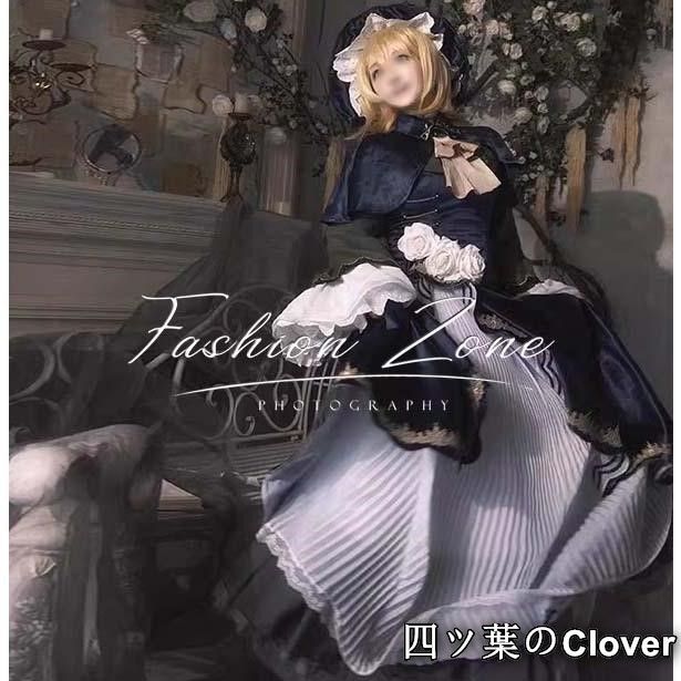 ♥ ◆初音ミク風 鏡音リン望月ドレス コスプレ衣装ウィッグ cosplayハロウィン演出服変装B251106