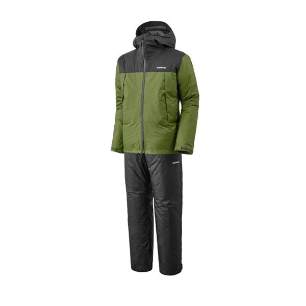 シマノ 防寒服アウター RB-057X ベーシックインサレーション レインスーツ 01 カーキ 2XL
