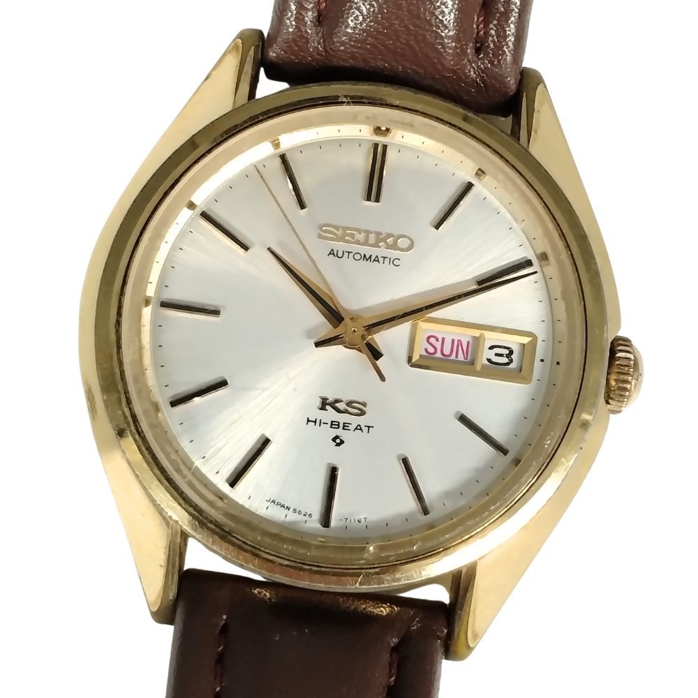 訳あり】SEIKO KS 5626-7113 HI-BEAT リューズ交換社外品 自動巻き
