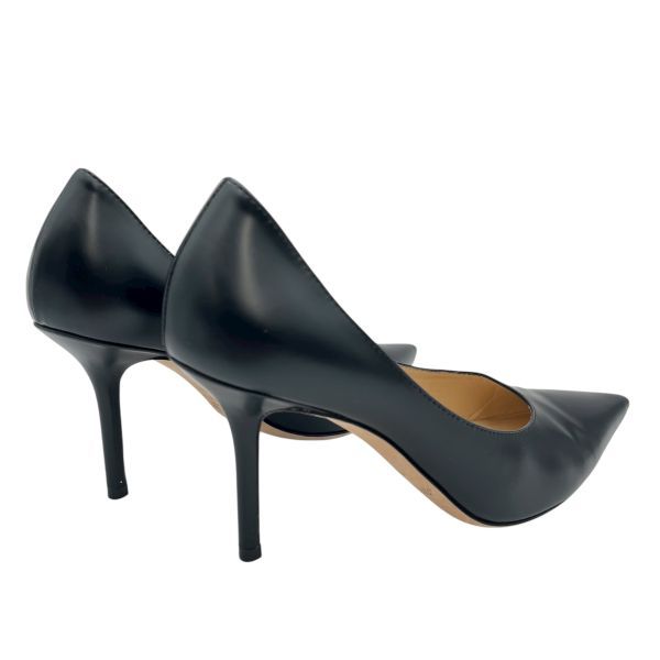 ● ジミーチュウ Jimmy Choo ハイヒール LOVE 85 ポインテッドトゥ パンプス 黒 レザー 36 23cm前後 レディース S5X104