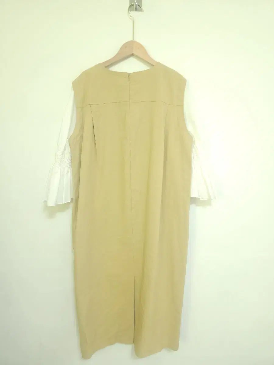 TIME POSTMODERN タイムポストモダン ベージュ ロング丈ワンピース 82