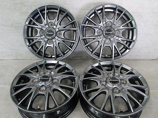 HOT STUFF Exceeder 12インチ 4穴 100 ハイゼットトラック 装着車種キャリートラック エブリィバン